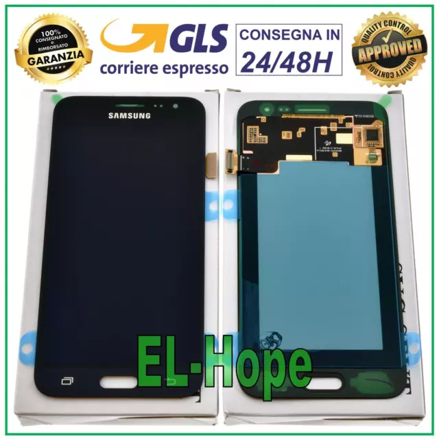 Display Lcd Originale Samsung Galaxy J3 2016 J320 Sm-J320Fn Touch Screen Nero