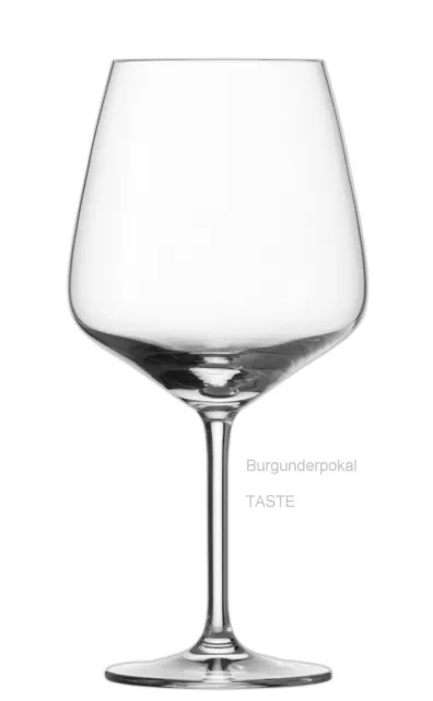 6 Rotweingläser "BURGUNDER" 790 ml - SCHOTT ZWIESEL TASTE 8741/140 KRISTALLGLAS