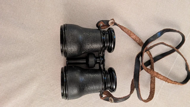 Jumelles Anciennes OPTO PLAIT PARIS OPERA - Avec Boussole - WWI/WWII