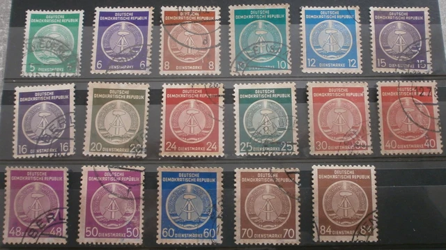 DDR Briefmarken Mi.Nr. 551-556 – Tierpark Berlin, Gestempelt, Ersttagssonderstempel 1956 (Michelwert Ca. 8 EUR)