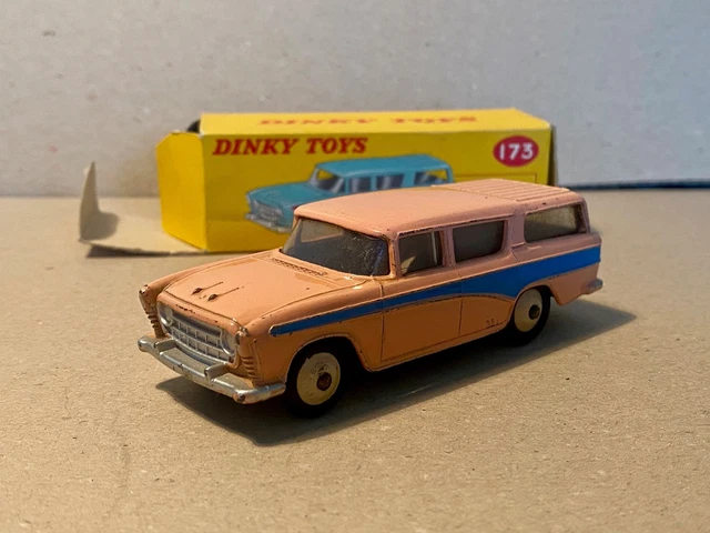 Vintage Dinky toys No 173 Nash rambler pink with box - near mint condition