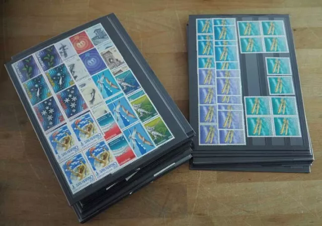 1978 San Marino; 120 komplette Jahrgänge mit Flugpost, **/MNH, ME 972,-