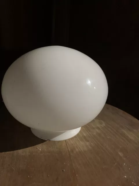 Globe Opaline BLANC ANCIENNE LAMPE LUSTRE Suspension Applique