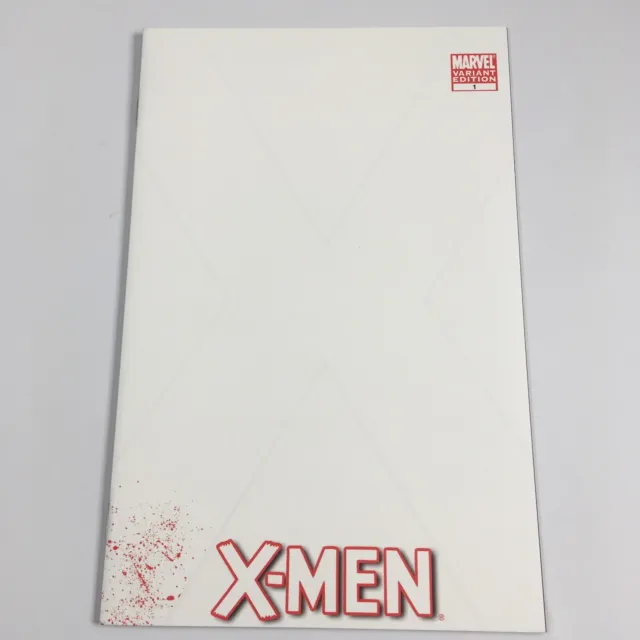 X-Men # 1 White Blank Variant Marvel Comic 2010 Curse of the Mutants