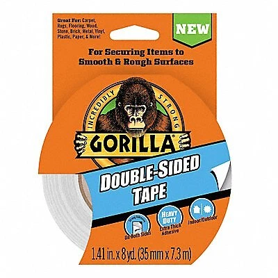 Gorilla Glue Double Sided Tape, 14 mil Thick  100925 The Gorilla Glue Company