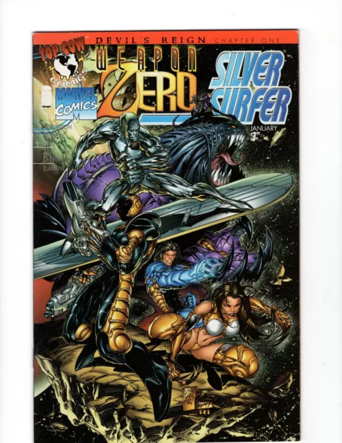 Devil's Reign Issue #1B (Marvel/Image) 1997 -- Marc Silvestri Variant! -- VF/NM!