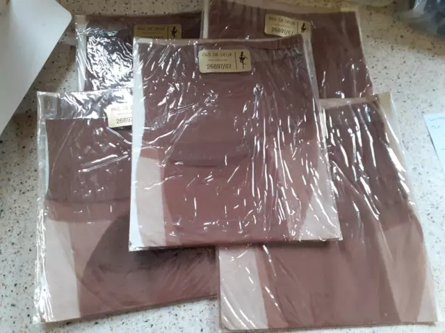 Calze Vintage Anni '50 / '60, 5 X Paia Senza Due 26897/67