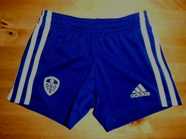 Leeds United Adidas Away Fussballshorts 2021/22 - Baby/Kleinkind, 18-24 Monate