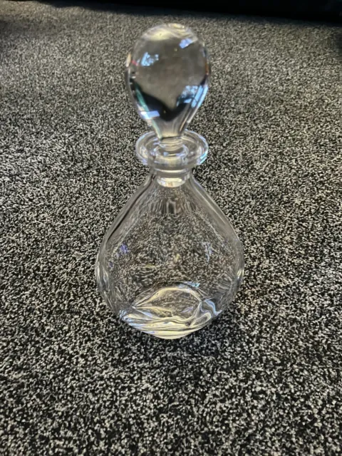 Villeroy & Boch Teardrop Shape Clear Glass Wine Decanter With Solid Stopper