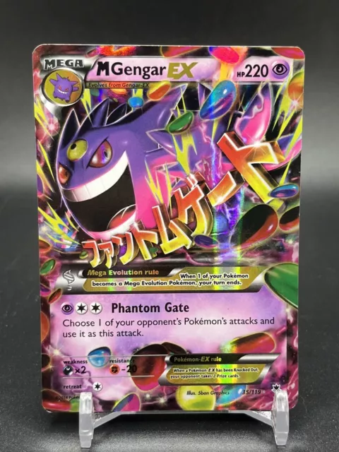 Pokemon 2014 XY#4 Phantom Gate Series Mega Gengar EX Holofoil