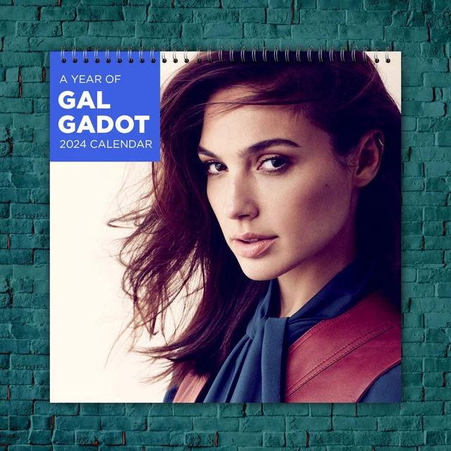 GAL GADOT CALENDAR 2024 Gal Gadot 2024 Celebrity Wall Calendar Gift £