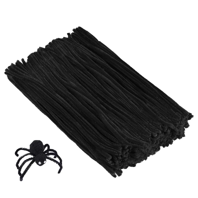 Suministros artesanales de limpiadores de tuberías - 300 piezas negros