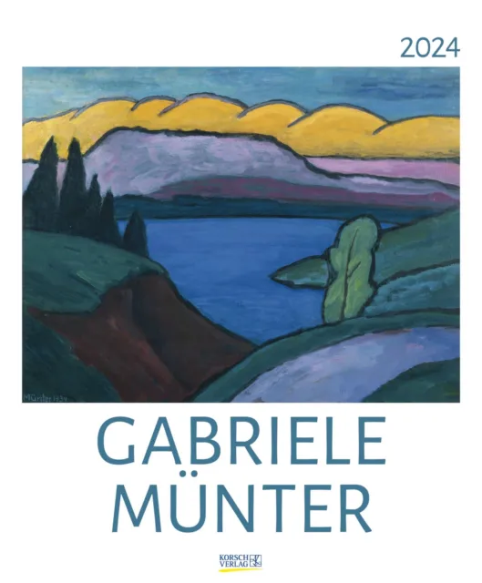Gabriele Münter 2024 | Verlag Korsch | Kalender | Spiralbindung | 14 S. | 2024