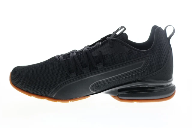 Puma Axelion NXT 19565606 Mens Black Canvas Athletic Running Shoes 5