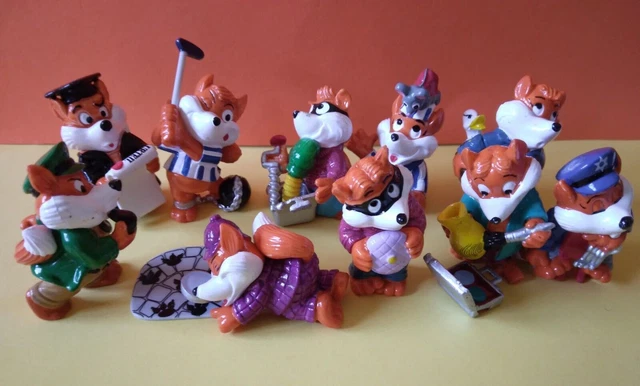 Kinder Überraschungsset – 98 Figuren Von Fancy Foxies, Cops & Räuber Zum Sammeln