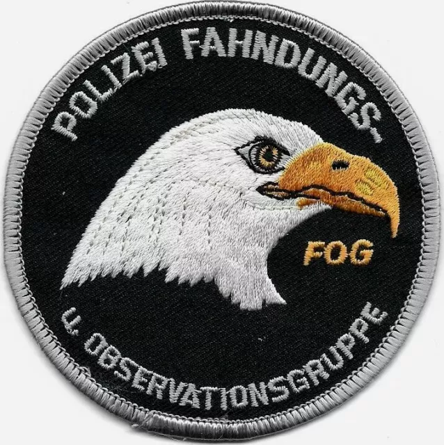 HESSEN  FOG Polizei  FAHNDUNG  OBSERVATION 2015 ! Patch Abzeichen (SWAT-SEK-MEK)