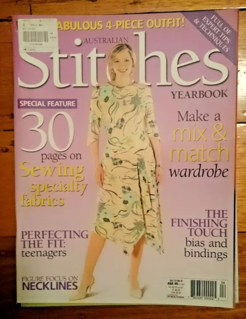 Australian Stitches magazine Vol. 13 No. 8 Sewing with Specialty Fabrics