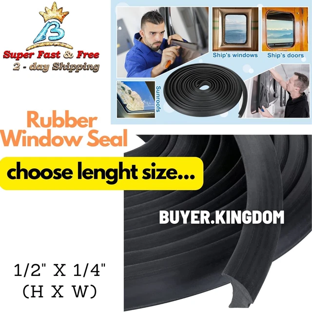 RV TRAILER CAMPER Window Weather Stripping Seal Strip Glass Insulation