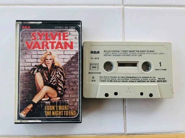 Sylvie Vartan RARE K7 AUDIO Rca Stereo   PK 13015  I Don't Want The Night To End