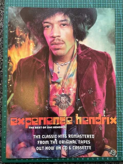 Jimi Hendrix Experience Hendrix Poster/Original Magazine Advert