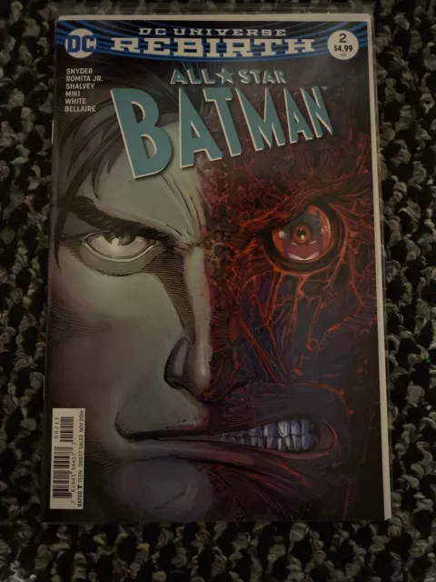All Star Batman #2 Snyder/Romita, VF/ NM (2016) DC Comics Will Combine Shipping