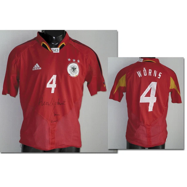 match worn shirt Spielertrikot Deutschland DFB 2004 Fußball Football Nationalman