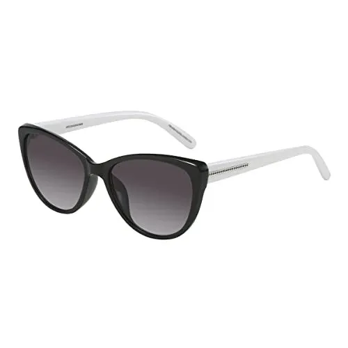 Piranha Fashion 5 Sunglasses The Lily Black & White Cat Eye Designed Shades NEW