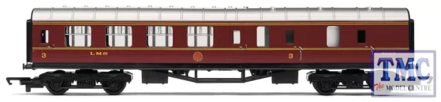 R4389 Hornby OO Gauge LMS, Brake Third Coach - Era 3