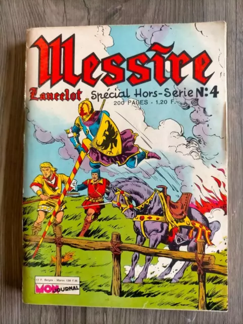 bd MESSIRE lancelot  n°  4 spécial hors serie   mon journal  1963 TBE