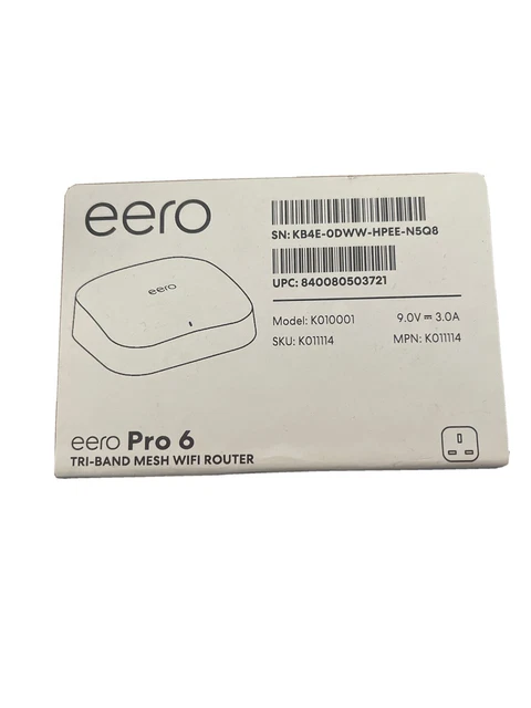 eero pro 6 tri-band mesh wi-fi router