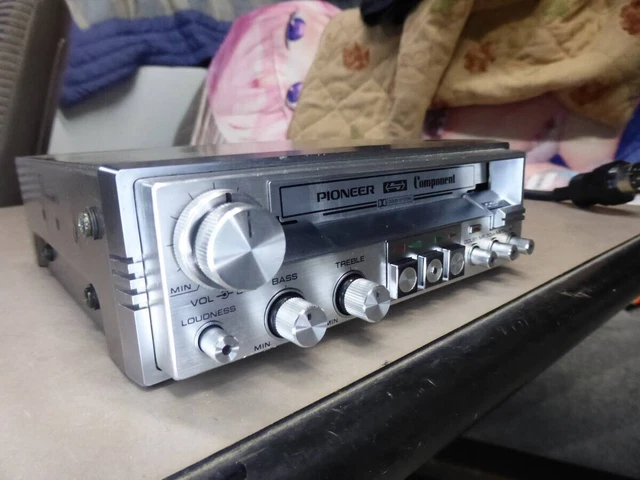 VINTAGE PIONEER KP-707G Car Cassette Deck and GM-120 60W Amplifier Plus Extras $230.00