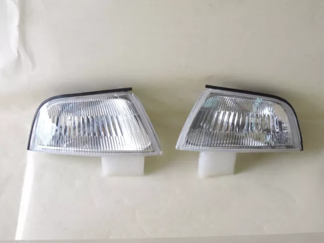 Mitsubishi Lancer Mirage Crystal Corner Lights Lamps 1997 98 99 2000 E-MARK EVO