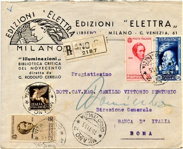 STORIA POSTALE REGNO Affrancatura Doppia Da Napoli A Roma 1941 EUR 9,00 - Foto 4