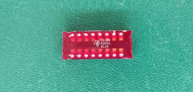 1 pcs TIL308 TEXAS INSTRUMENTS 7-SEGMENT