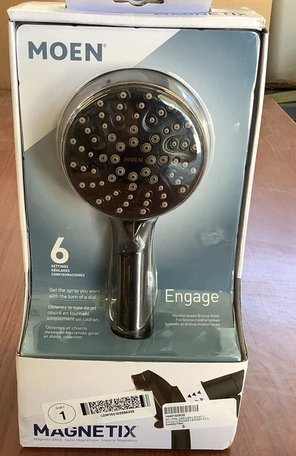 Moen Magnetix Engage 6-Settings Magnetic Dock Mediterranean Bronze 26100BRB B291
