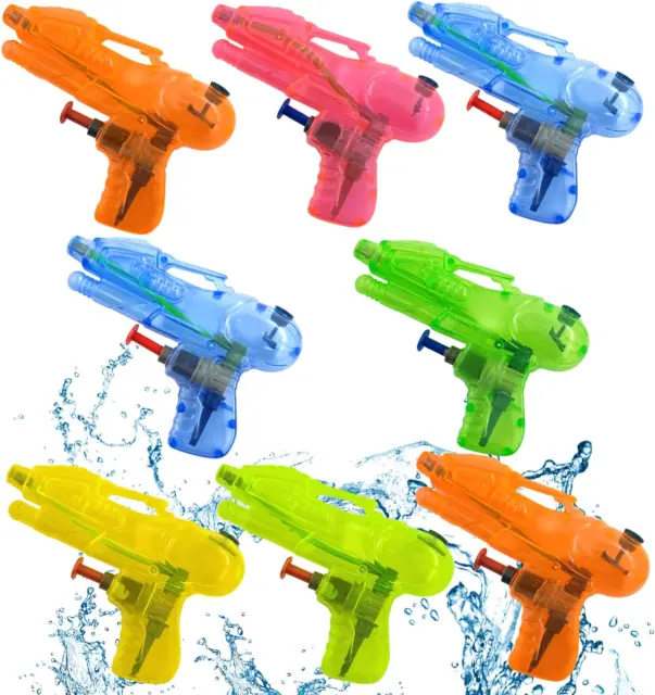 Water Pistole Children, 8 Piece Mini Pistole, Small Wasserspritzpistole, Sp