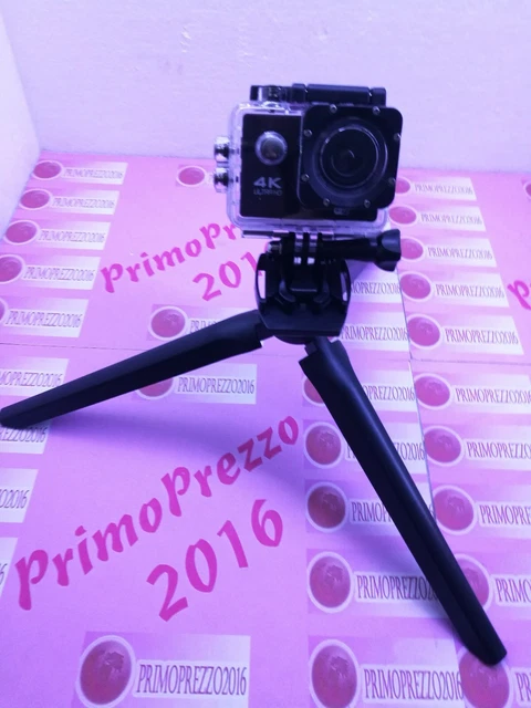 Trepiede Supporto E Attacco Standard +Adattatore Camere Go Pro,Sj Action Camera