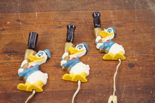 Wall Lamp Vintage 70s Children's Room Donald Duck 70er Retro 1/3