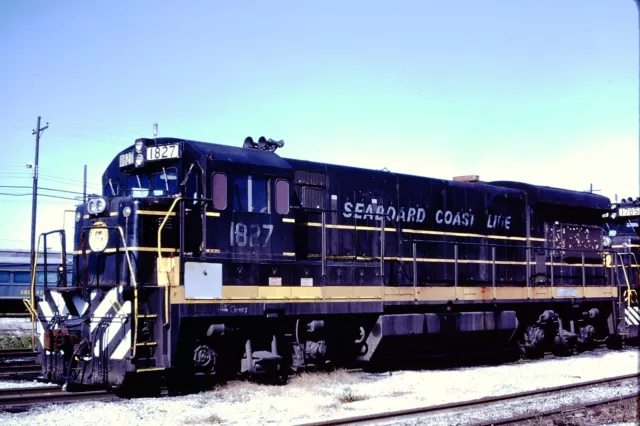 Seaboard Coast Line SCL GE U36B 1827 Birmingham AL Original Slide