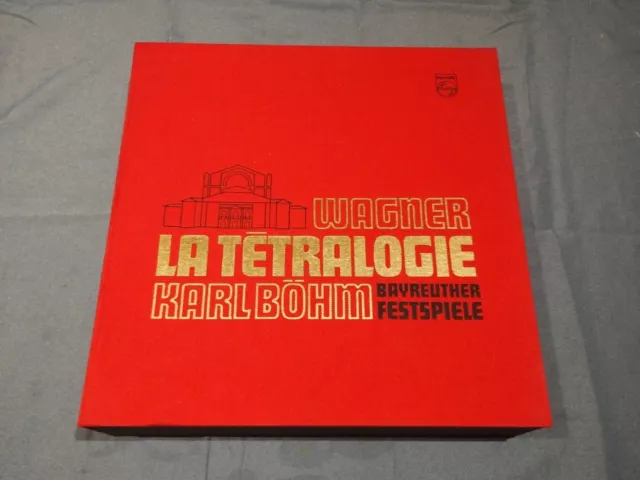 Wagner Tétralogie Bohm Box 16 Lp Philips 6747037 Bayreuther Festpiele Near  Mint