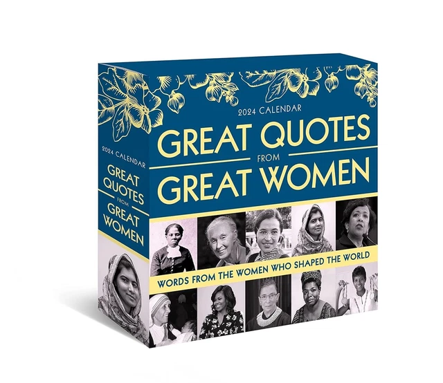 2024 GREAT QUOTES from Great Women Boxed Calendar Words from the Women