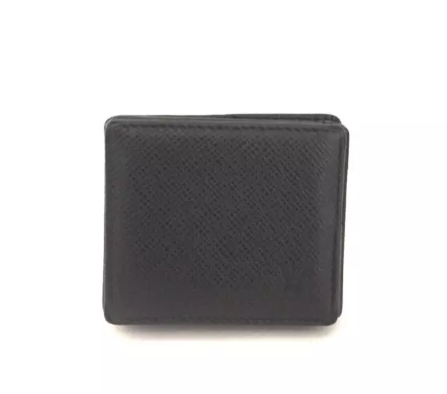 Louis Vuitton Taiga Porte Mannaie Boite Leather Coin Purse Wallet/6Y0872
