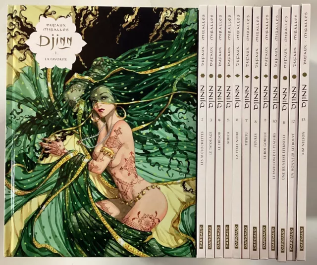 BD DJINN tomes 1 à 13 Dufaux Miralles Dargaud nouvelle Edition COMPLET