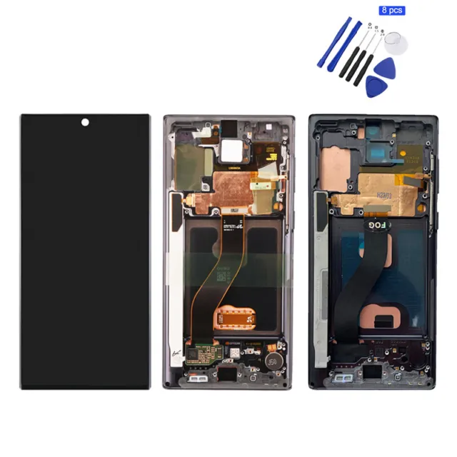 For Samsung Galaxy Note 10 10 Plus LCD Display Touch Screen Digitizer Frame