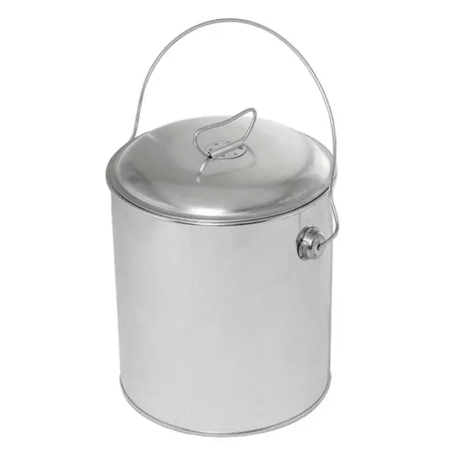 Traditional Tin Billy Can 1.5 3 6 litre Camping Kettle Water Tea Camp Hiking 4WD