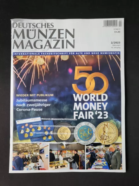 Deutsches Münzen Magazin 2/2023 März/April, Top, neuwertig!