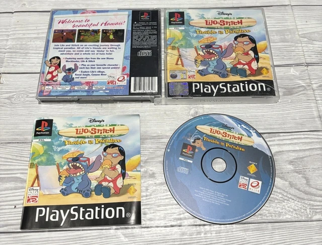 LILO & STITCH Trouble in Paradise Disney PS1 (COMPLETE)black label ...