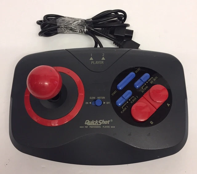 NINTENDO NES QUICKSHOT Joystick Arcade Controller stick QS128N Fully