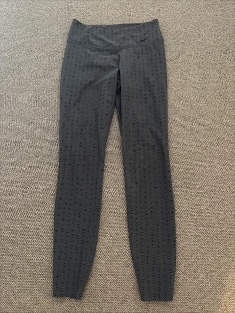 NIKE DRI FIT Leggings Ten Less Plastic Bottles One Legendary Pant Grey Size S 12.00 PicClick UK