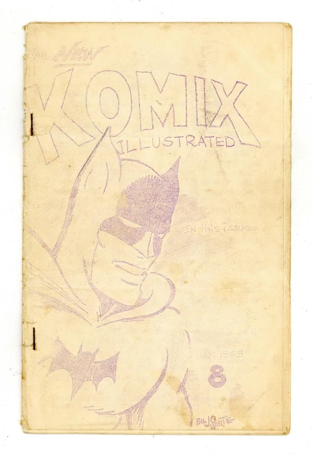 Komix Illustrated fanzine #8 GD+ 2.5 1963